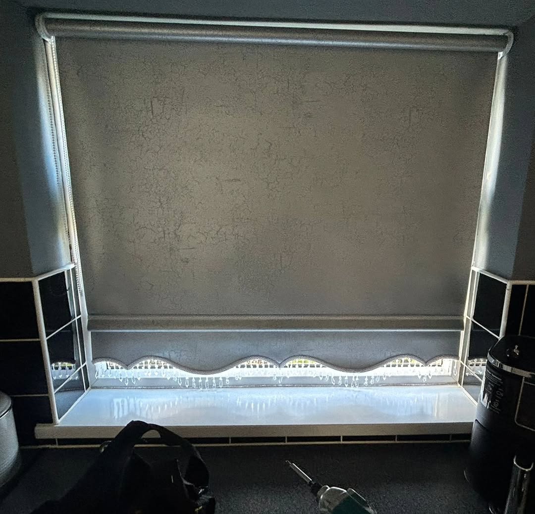blackout marble grey roller blinds